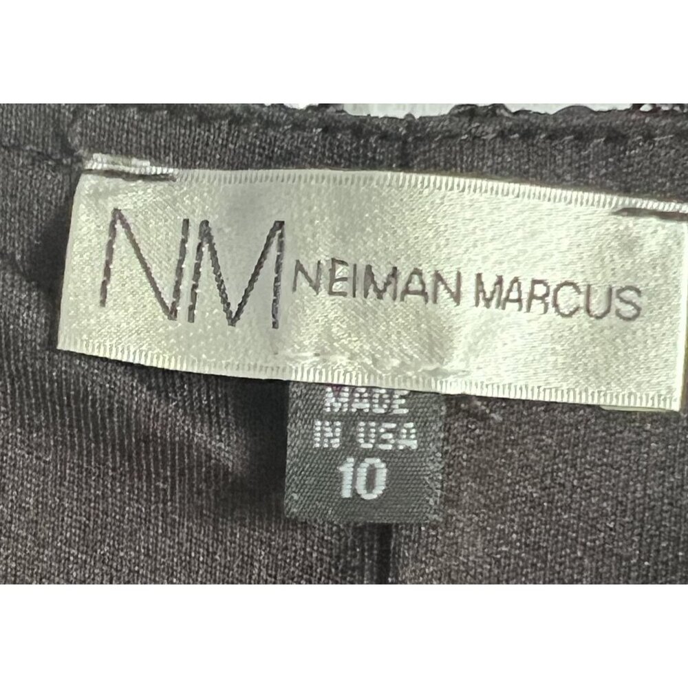 Neiman Marcus Womens Black Lace Sleeveless Dress 10 Sequins USA Fairy Whimsygoth - Picture 6 of 7